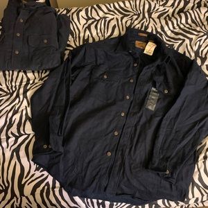 Navy Blue Button Down